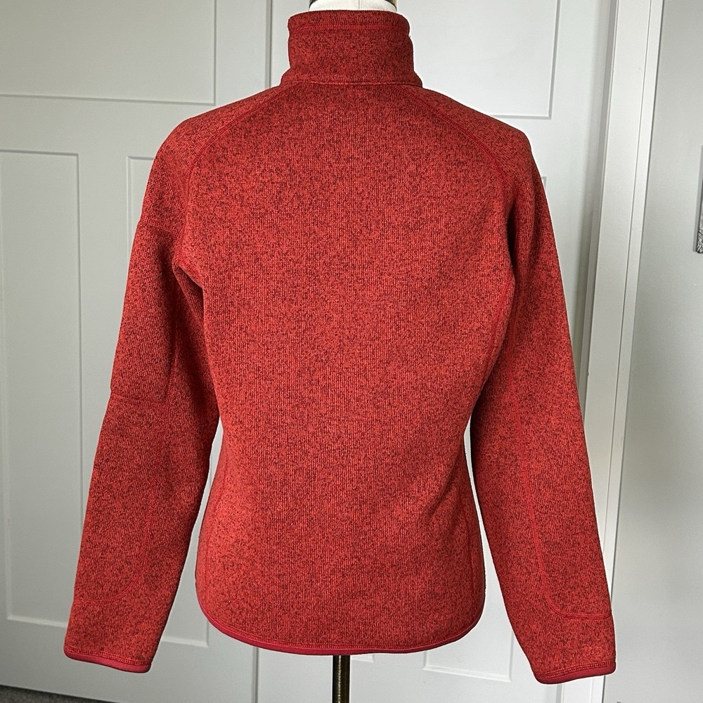 Patagonia Better Sweater Jacket Women's M Full Zip Fleece Red Warm - Picture 4 of 9